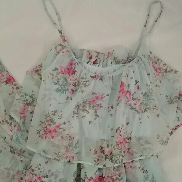 Disney Cinderella Size Small Juniors Dress Long Sheer Spaghetti Strap - Picture 4 of 8